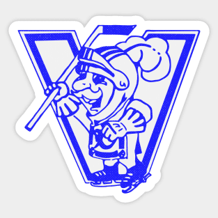 Retro Virginia Lancers Hockey Sticker